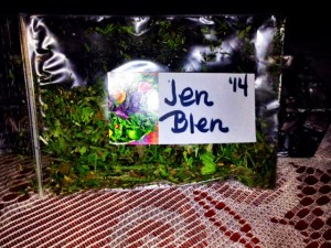  First packets of my custom herb mixture, Jen Blen, processed for season 2014