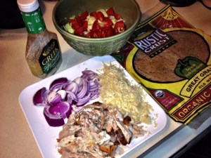 Ingredients gathered to adapt the Smoked Chicken Recipe