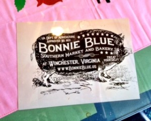 The wonderful café on MSV property is run by Bonnie Blue Southern Market and Bakery also in Winchester