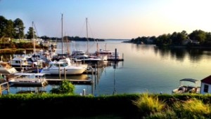View from the Tides Inn Terrace 