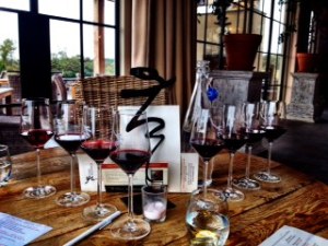 Our Wine Flights at Early Mountain après la tasting