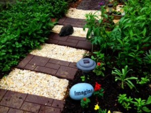 The Hedgehog scurries among the Mint