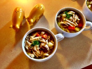 Chicken Vegetable Soup ala Cooking Light Annual Recipes 2009